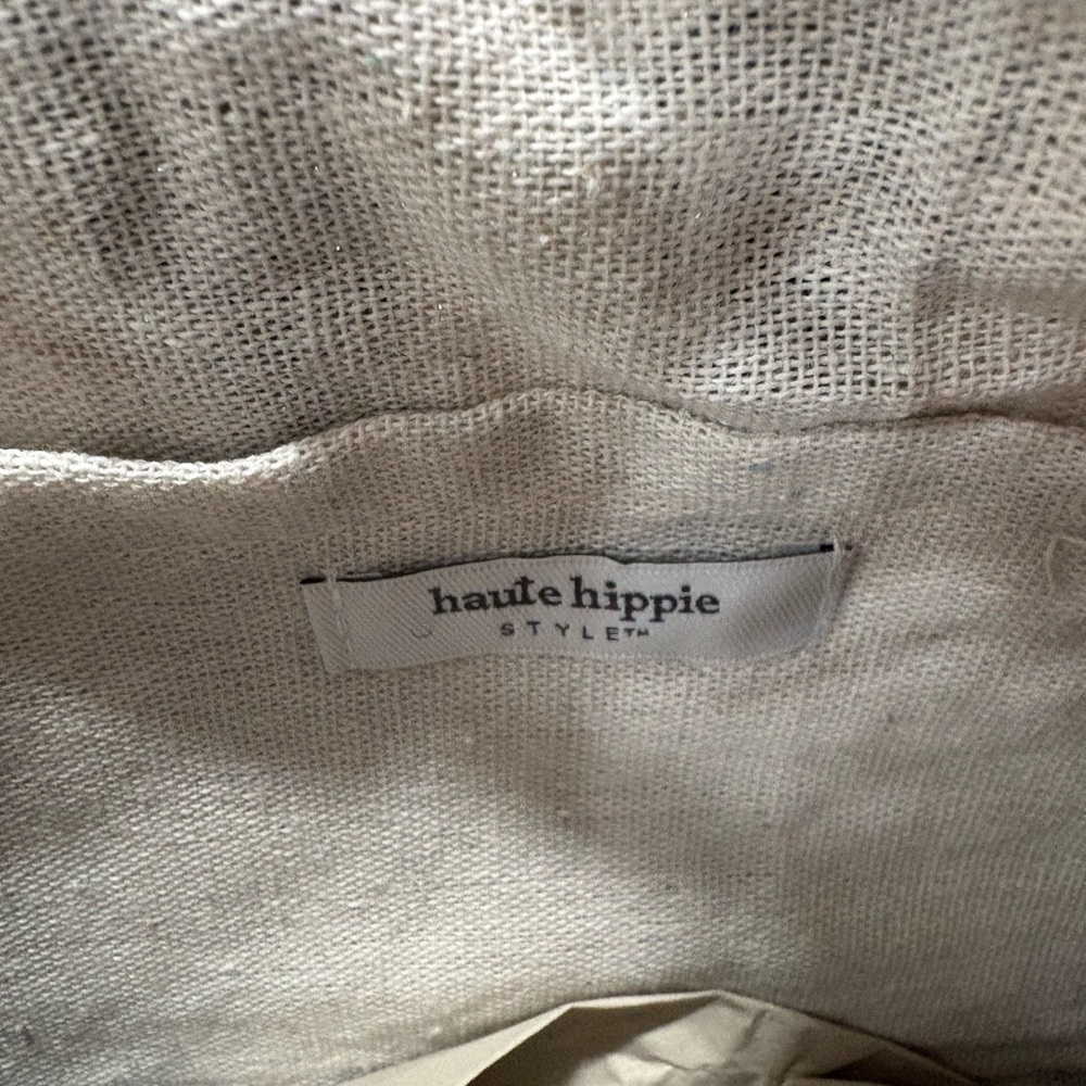 NWOT Haute Hippie Straw Beach Tote - Picture 3 of 6